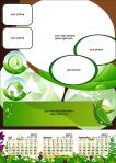 Kalender 2011 untuk perusahaan dan organisasi go green template