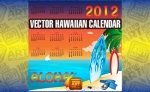 Kalender-2012-Vector-Hawaiian