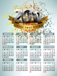 Kalender-2012-Vector-Silver